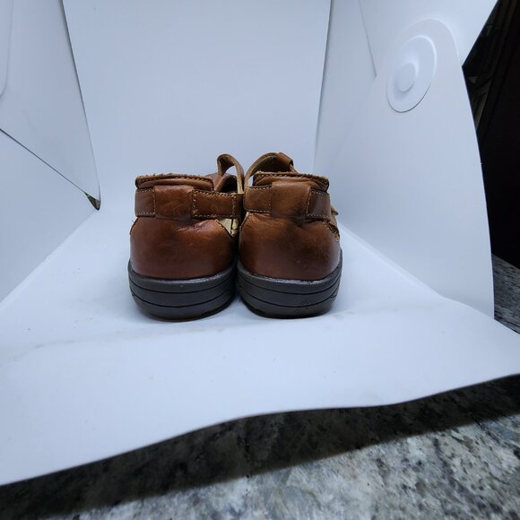 ABEO SmartSystem 3515 Fisherman Brown Leather Comfort Shoes Sandal - Picture 7 of 8